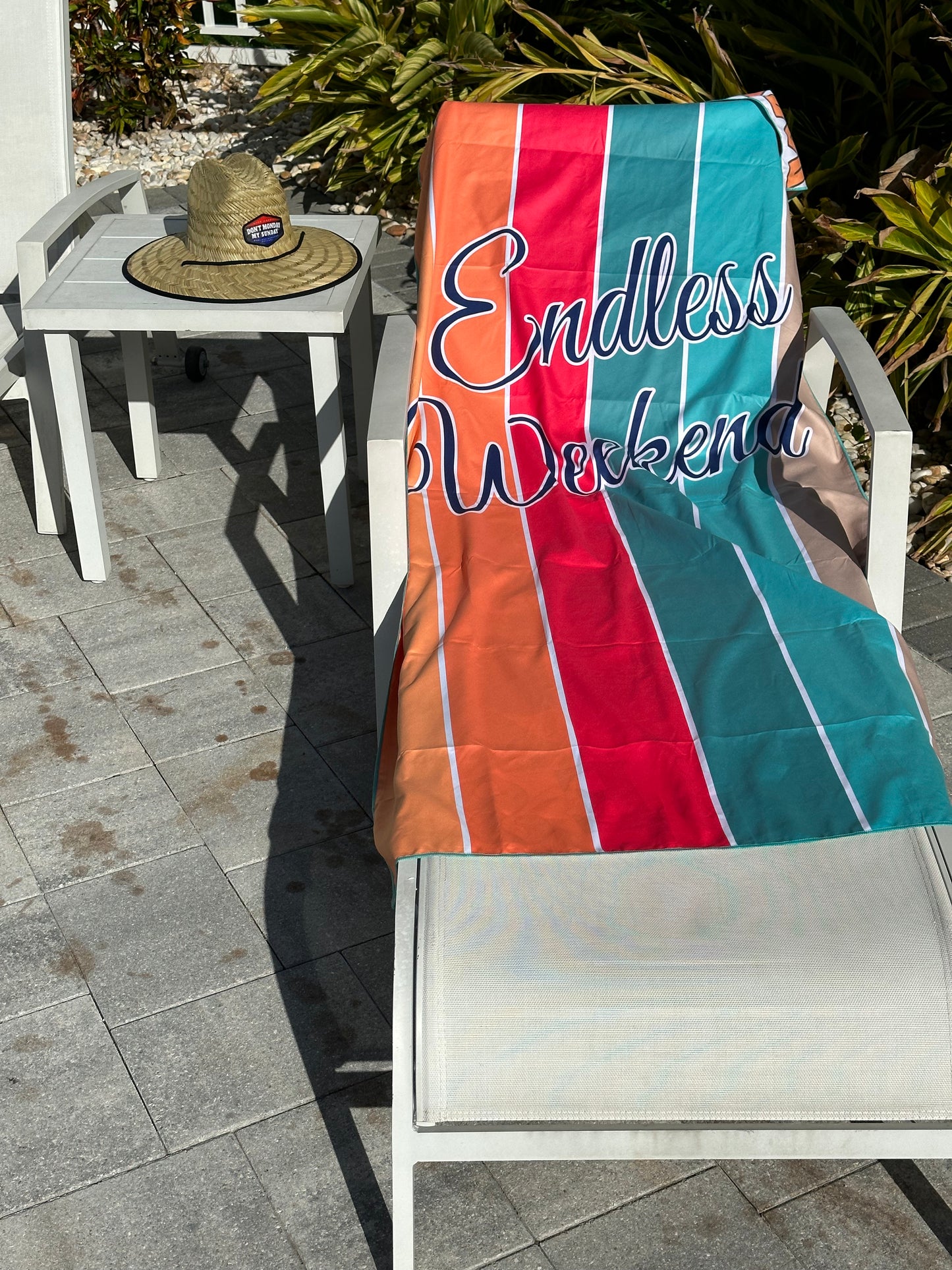 Weekend Vibes Oversized Microfiber Beach Towel
