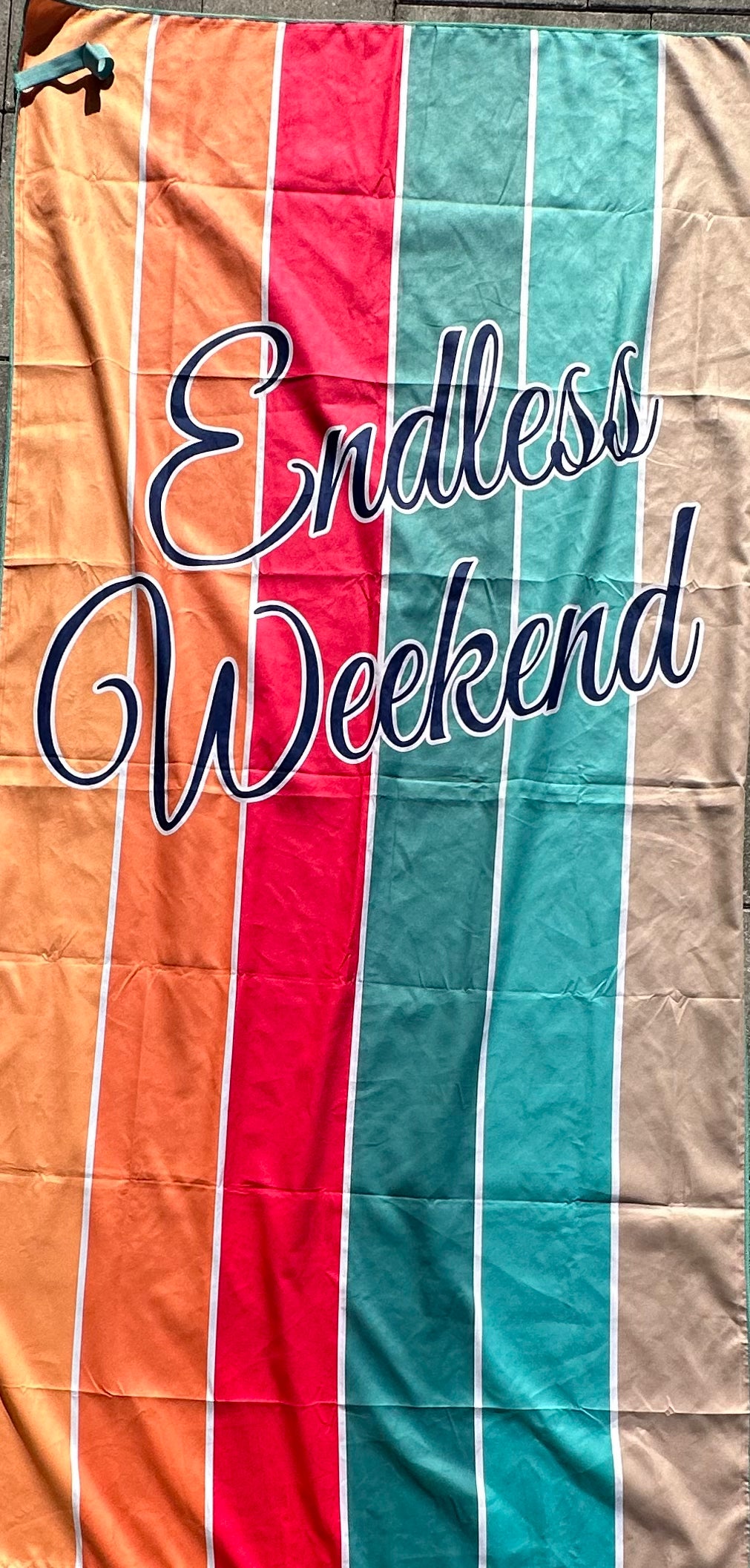 Weekend Vibes Oversized Microfiber Beach Towel