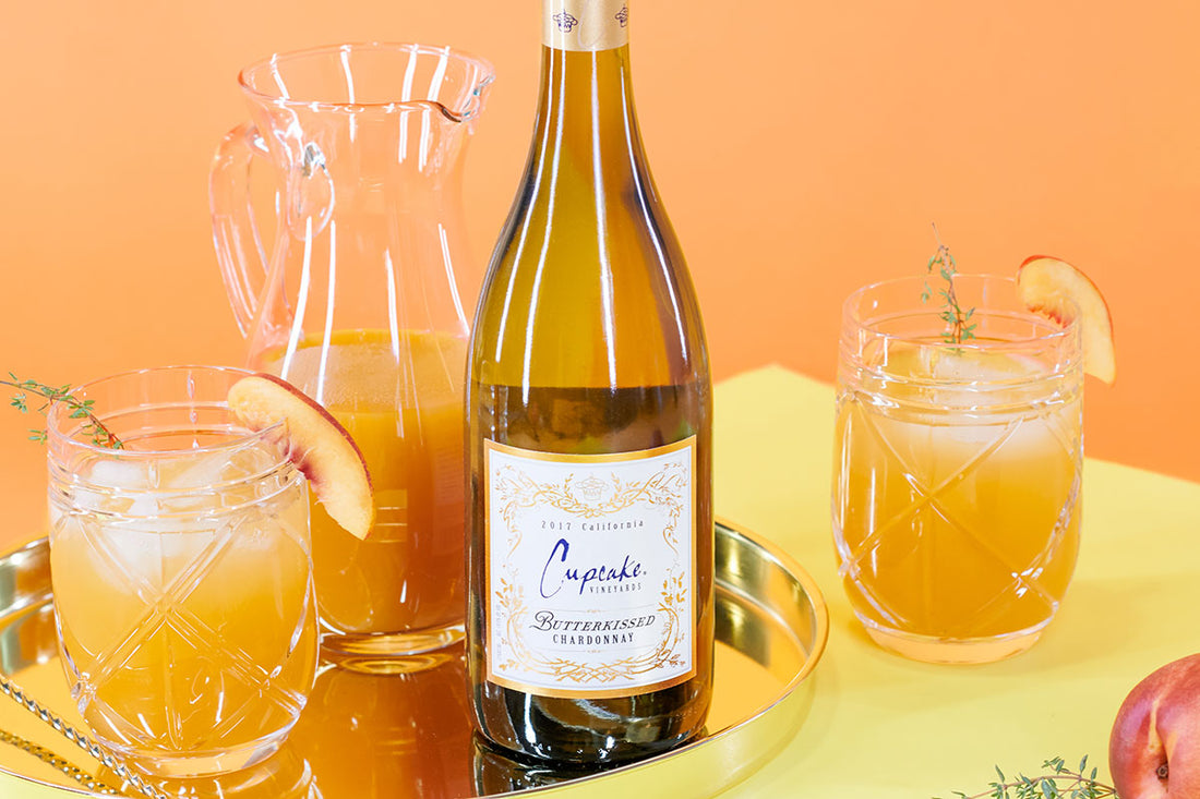 Bourbon peach smash
