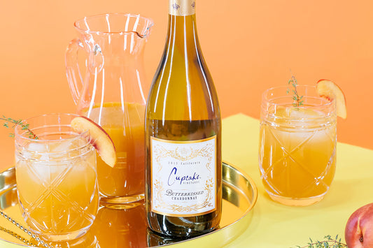 Bourbon peach smash