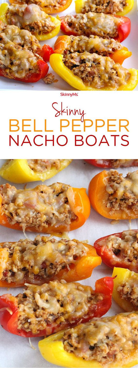 Skinny Bell Pepper Nachos