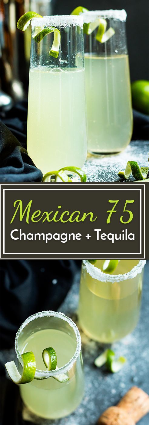 The Mexican 75....Tequila & Champagne