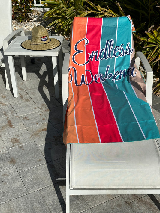 Weekend Vibes Oversized Microfiber Beach Towel