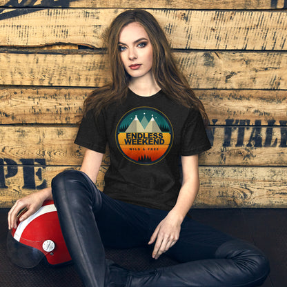 Wild & Free Tee by Endless Weekend Apparel - Don't Monday My Sunday lifestyle tee
