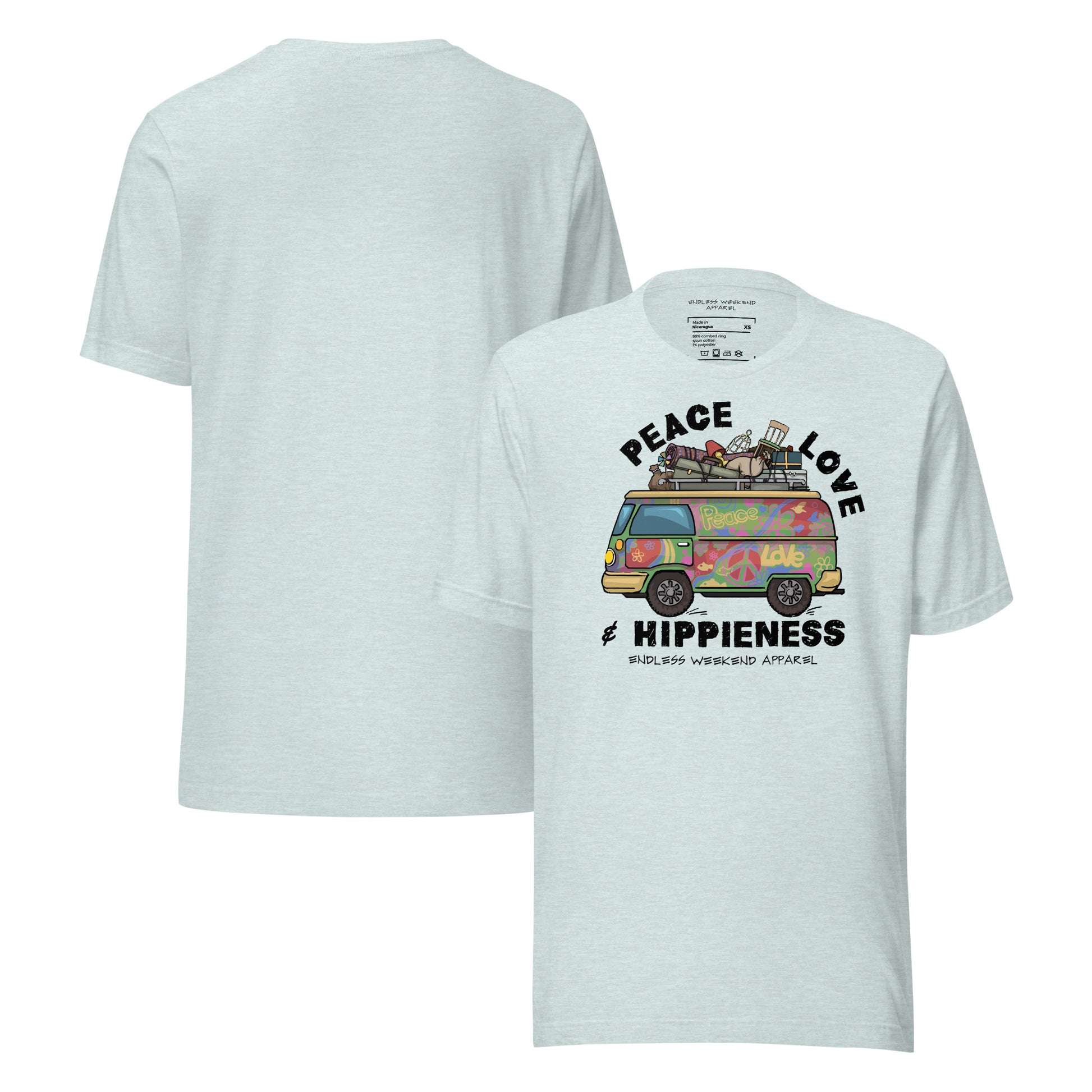 Peace Love & Hippieness Tee - Endless Weekend Apparel variant 5