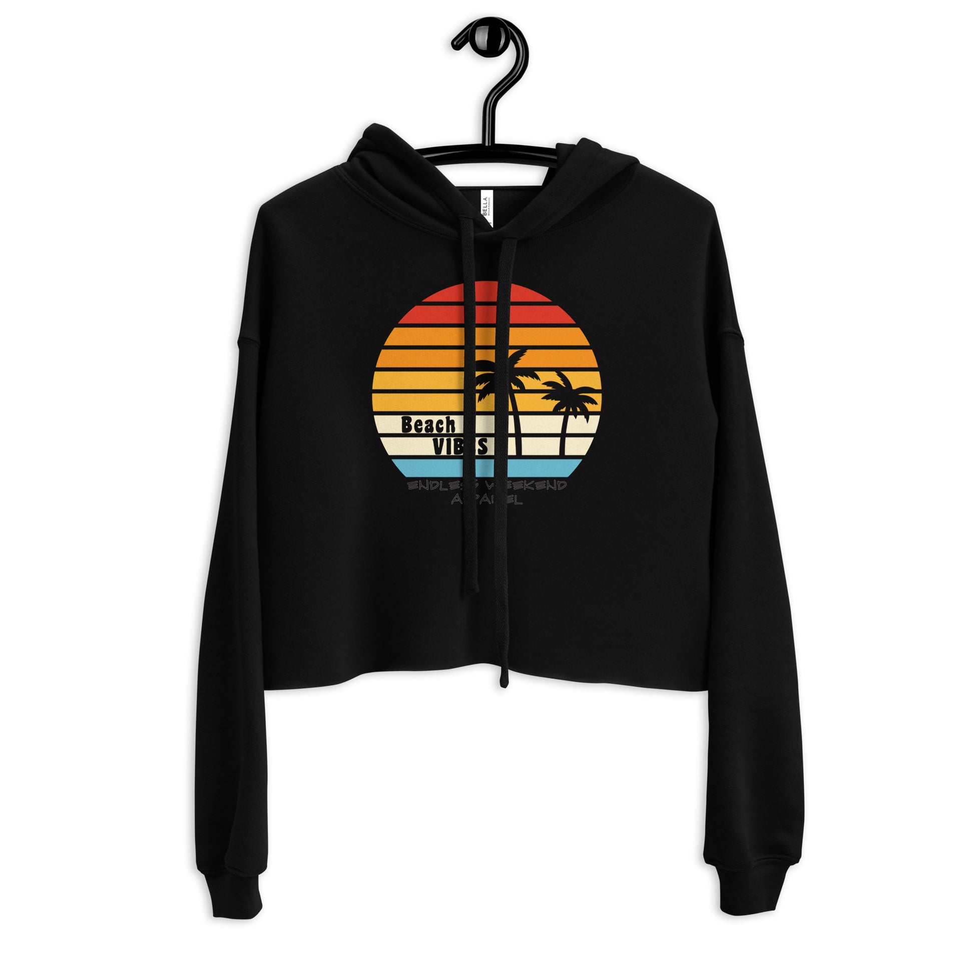 Beach Vibes Crop Hoodie - Endless Weekend Apparel variant 14