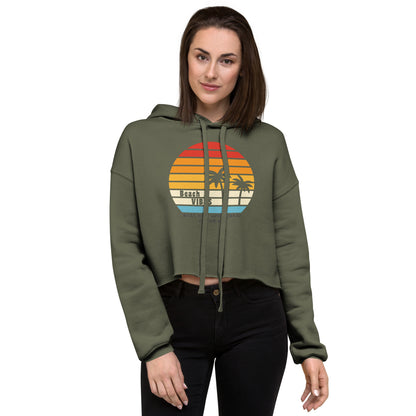 Beach Vibes Crop Hoodie - Endless Weekend Apparel variant 19