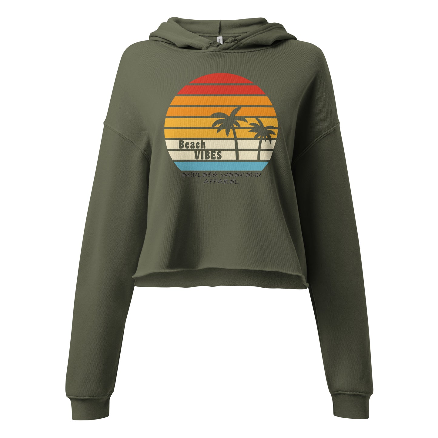 Beach Vibes Crop Hoodie - Endless Weekend Apparel variant 6