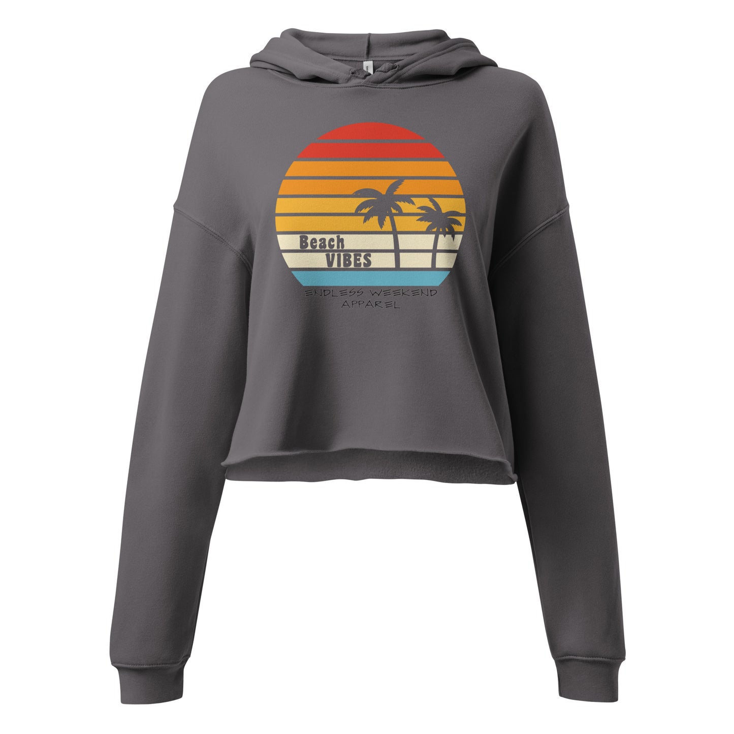 Beach Vibes Crop Hoodie - Endless Weekend Apparel variant 10