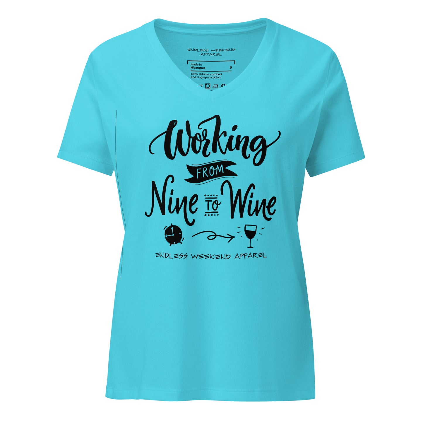 Working Til Wine V-Neck - Endless Weekend Apparel variant 14